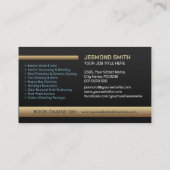 Carte De Visite Lave-auto et détail Sleek professionnel (Dos)