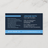 Carte De Visite Lave-auto et détail Sleek professionnel (Dos)