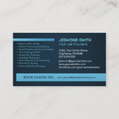 Carte De Visite Lave-auto et détail Sleek professionnel (Dos)