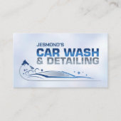 Carte De Visite Lave-auto et détail Sleek professionnel (Devant)