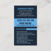 Carte De Visite Lave-auto et détail Sleek professionnel (Dos)