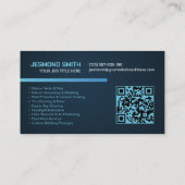 Carte De Visite Lave-auto et détail Sleek professionnel (Dos)