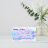 Carte De Visite Lave-auto QR (Debout devant)