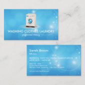 Carte De Visite Lave-linge (Devant / Derrière)