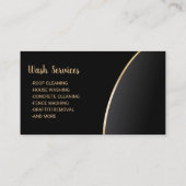 Carte De Visite Lave-linge à pression or Nettoyage de la maison (Dos)