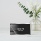 Carte De Visite Lave-linge à pression professionnelle noir (Debout devant)