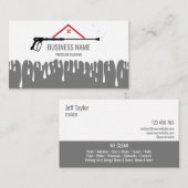 Carte De Visite Lave-linge à pression professionnelle Toit B (Devant / Derrière)