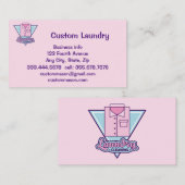 Carte De Visite Lave-linge à sec (Devant / Derrière)