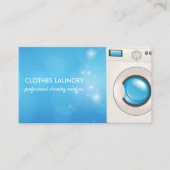 Carte De Visite Lave-linge de nettoyage Machine Hygiéniste (Devant)