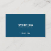 Carte De Visite Lave-linge de voiture mobile à pression bleue mode (Dos)