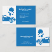 Carte De Visite Lave-linge et détails de la voiture mobile moderne (Devant / Derrière)