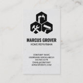 Carte De Visite Lave-linge et sèche-linge | Services de réparation (Dos)