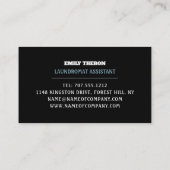 Carte De Visite Lave-linge, Lave-linge, Service de nettoyage (Dos)