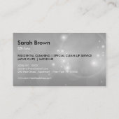 Carte De Visite Lave-linge noir blanc Laver (Dos)