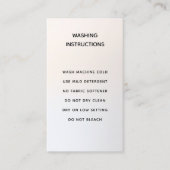 Carte De Visite Lave-linge - Simple et moderne (Devant)