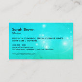 Carte De Visite Lave-linge vert Laver (Dos)