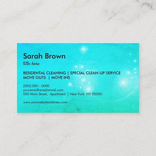 Carte De Visite Lave-linge vert Laver (Dos)