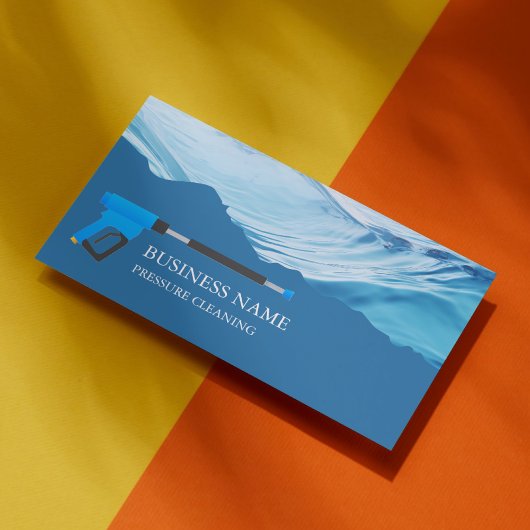 Carte De Visite Lave-pression Eau professionnelle