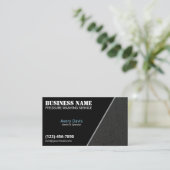 Carte De Visite Lave-pression Lave-linge Eau Noire gouttes (Debout devant)