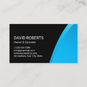 Carte De Visite Lave-pression Lave-linge Lave-linge bleu Nettoyage (Dos)