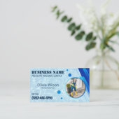 Carte De Visite Lave-pression Lave-linge Nettoyage de la maison Mo (Debout devant)