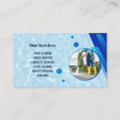 Carte De Visite Lave-pression Lave-linge Nettoyage de la maison Mo (Dos)