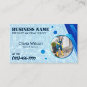 Carte De Visite Lave-pression Lave-linge Nettoyage de la maison Mo (Devant)