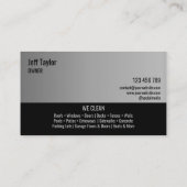 Carte De Visite Lave-pression Lave-linge Toit Garage (Dos)