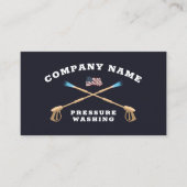 Carte De Visite Lave-pression Patriotic Power Wash Company (Devant)
