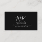 Carte De Visite Lave-voiture Neon Lave intérieur Designer Rim Logo (Dos)