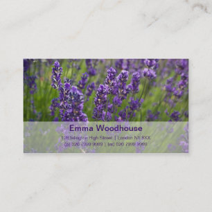 Carte De Visite Lavendar Lavendel