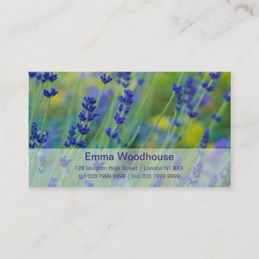 Carte De Visite Lavendar | Lavendel (Devant)