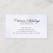 Carte De Visite Lavender Blue Gold Parties scintillant Agate Braid (Devant)