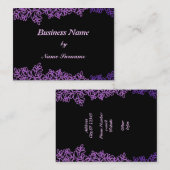 Carte De Visite Lavender Deco (Devant / Derrière)