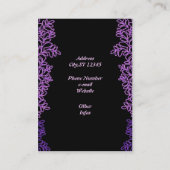 Carte De Visite Lavender Deco (Dos)