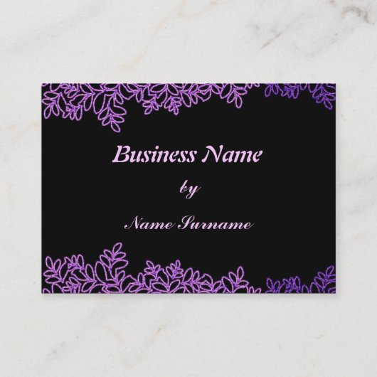 Carte De Visite Lavender Deco (Devant)
