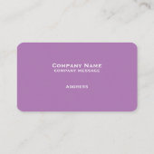 Carte de visite Lavender simple (Dos)