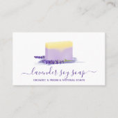 Carte De Visite Lavender Soap Soap Spa naturel cosmétique (Devant)