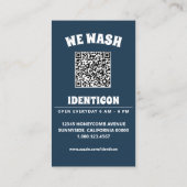 Carte De Visite LAVER avec code QR (Dos)