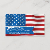 Carte De Visite Laver la pression Patriotique (Devant)