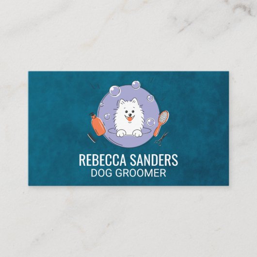 Carte De Visite Laver le chien | Outils d'élevage animal (Devant)