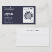 Carte De Visite Laverie automatique/réparation, service et vente (Devant / Derrière)