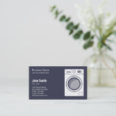 Carte De Visite Laverie automatique/réparation, service et vente (Debout devant)