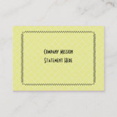 Carte De Visite Laverie moderne Cute Services de repassage Voiture (Dos)