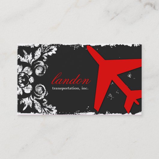 Carte De Visite L'AVIATION de CHROMATOGRAPHIE GAZEUSE ENLÈVENT la (Devant)