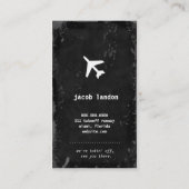 CARTE DE VISITE L'AVIATION DE CHROMATOGRAPHIE GAZEUSE ENLÈVENT LE (Dos)