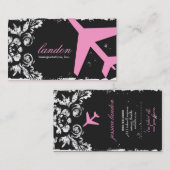 Carte De Visite L'AVIATION de la CHROMATOGRAPHIE GAZEUSE | (Devant / Derrière)