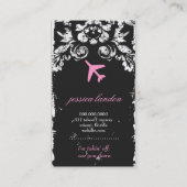 Carte De Visite L'AVIATION de la CHROMATOGRAPHIE GAZEUSE | (Dos)