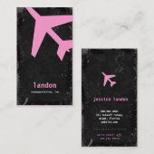 CARTE DE VISITE L'AVIATION DE LA CHROMATOGRAPHIE GAZEUSE %PIPE% (Devant / Derrière)