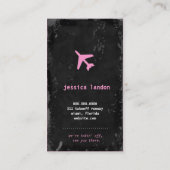 CARTE DE VISITE L'AVIATION DE LA CHROMATOGRAPHIE GAZEUSE %PIPE% (Dos)